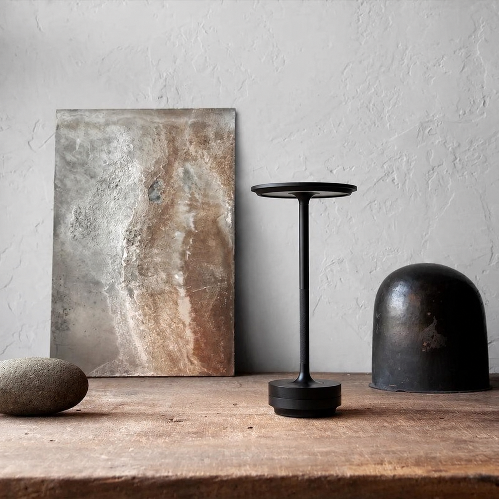 Luminous Elegance Table Lamp – Rechargeable Designer LED Lamp | Cordless Ambient Lighting — light off, digitally edited atmosphere preview