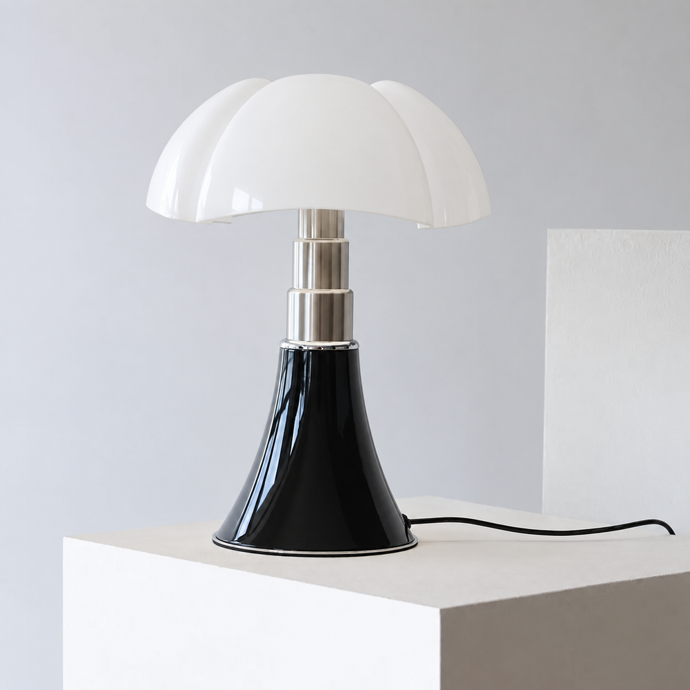 Flower Table Lamp – Adjustable Designer Lighting with Elegant Modern Style — light off, digitally edited atmosphere preview