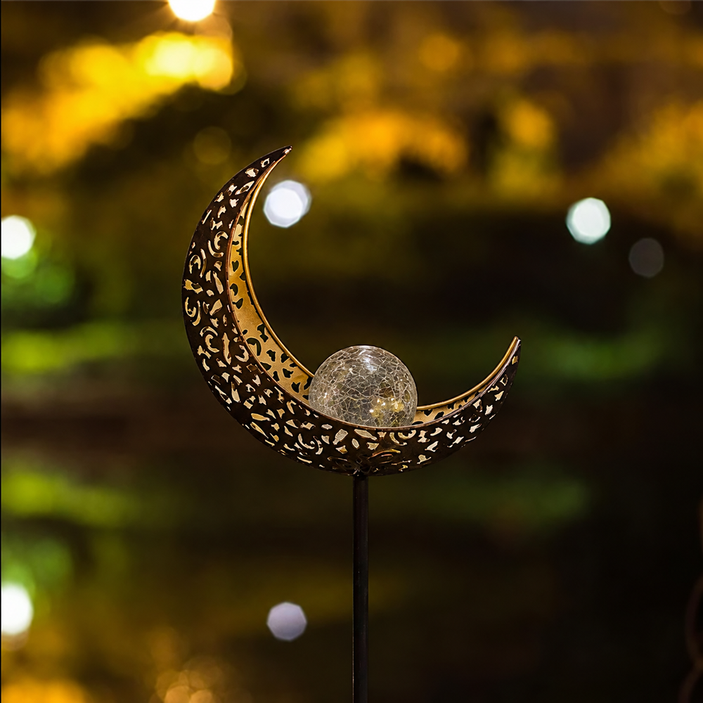 Heavenly Garden Light – Decorative Solar Garden Lamp | Weather-Resistant Outdoor Lighting — light off, digitally edited atmosphere preview