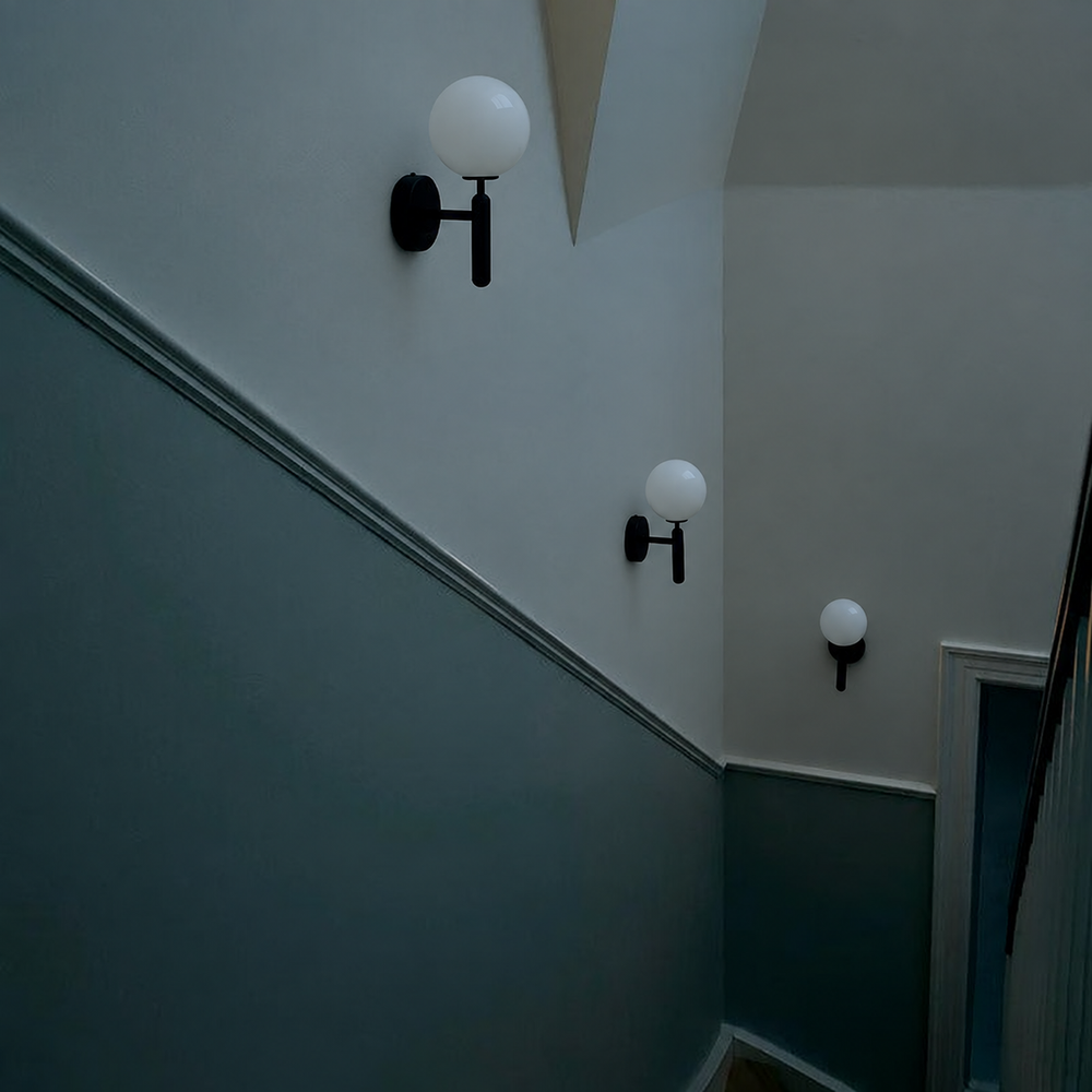 Scandiluxe Minimalist Scandinavian Wall Lamp – Modern Nordic Wall Light — light off, digitally edited atmosphere preview