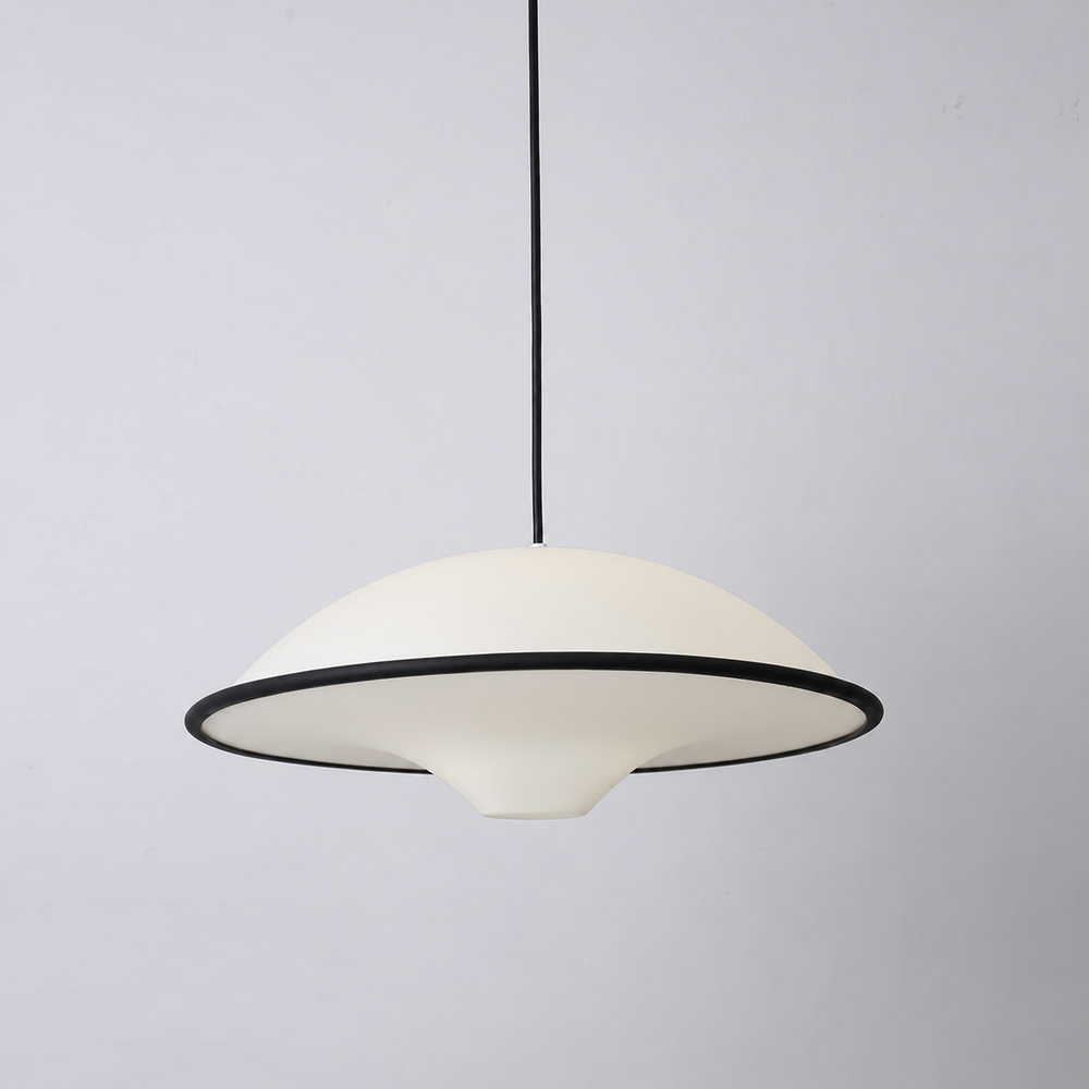 Fontana Minimalist Pendant Light — light off, digitally edited atmosphere preview