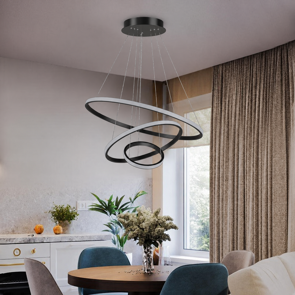 ArishaLight Modern Ceiling Light — light off, digitally edited atmosphere preview