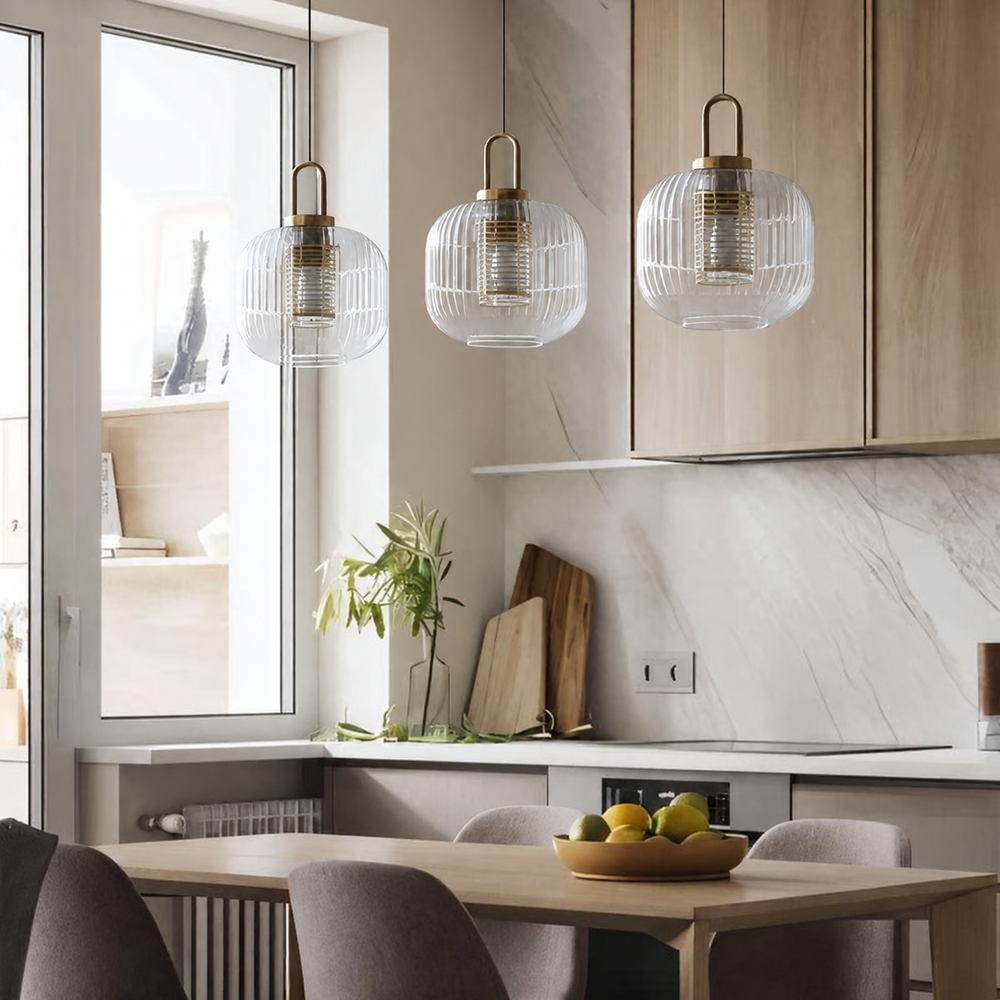 Tosqa Pendant Light — light off, digitally edited atmosphere preview