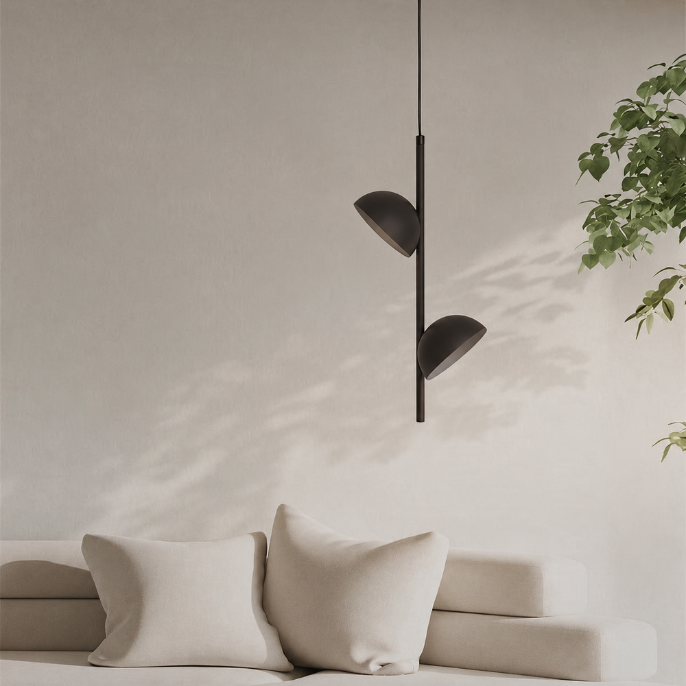 Tiraha Pendant Light — light off, digitally edited atmosphere preview