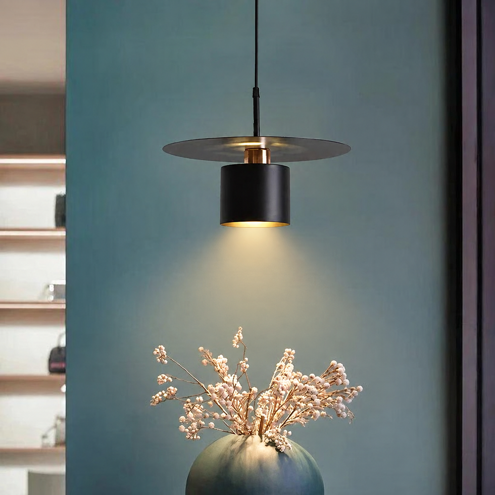JET Pendant Light — light on, digitally edited atmosphere preview