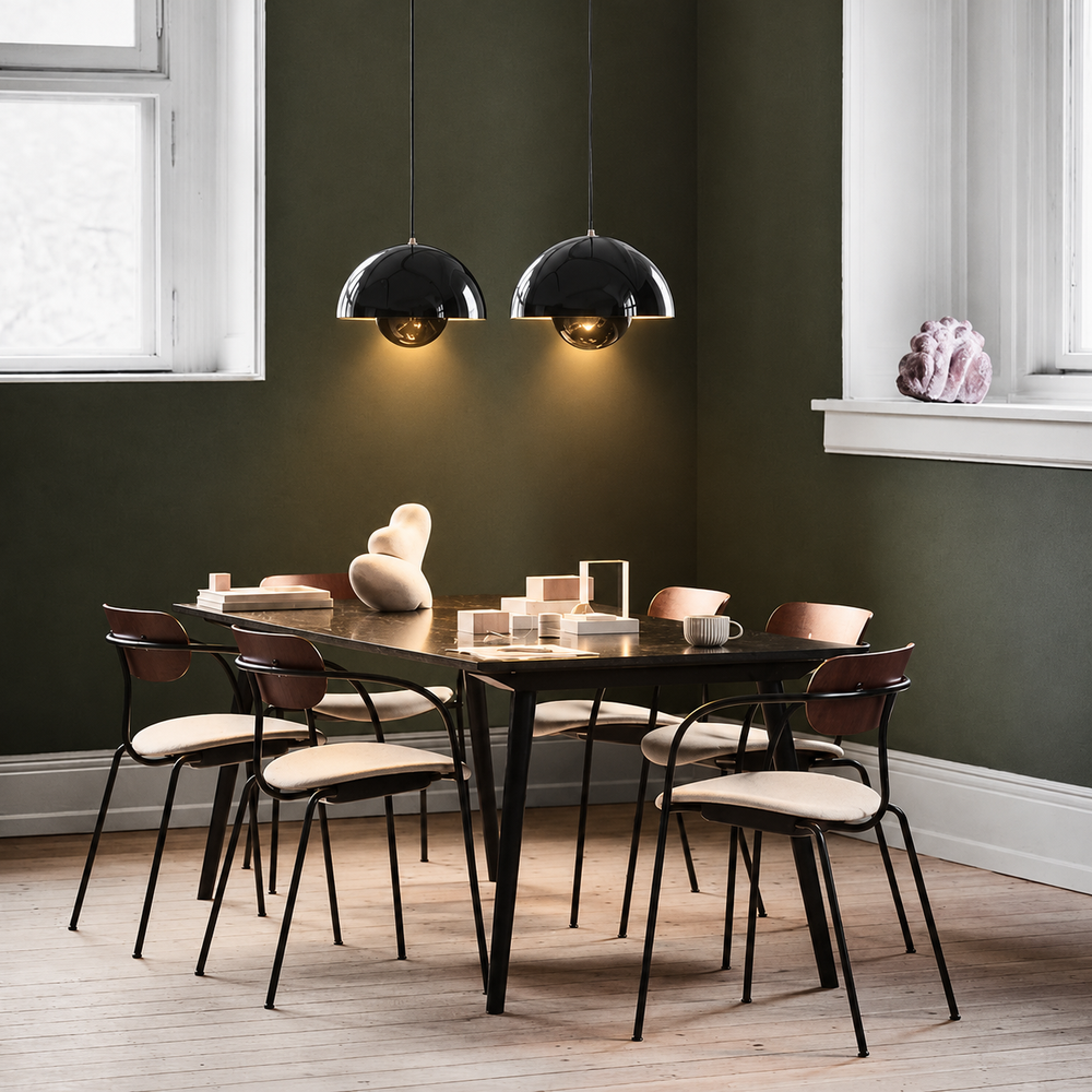 WoodlandGlow Ceiling Light – Nature Inspired Pendant Lamp | Elegant Warm White Interior Lighting — light on, digitally edited atmosphere preview