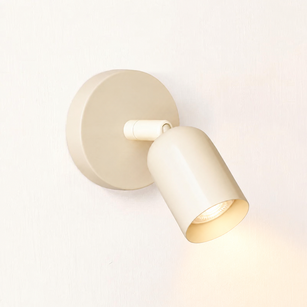 Veluni Macaron Wall Light – Nordic LED Wall Lamp | Modern Up & Down Ambient Lighting for Contemporary Interiors — light on, digitally edited atmosphere preview