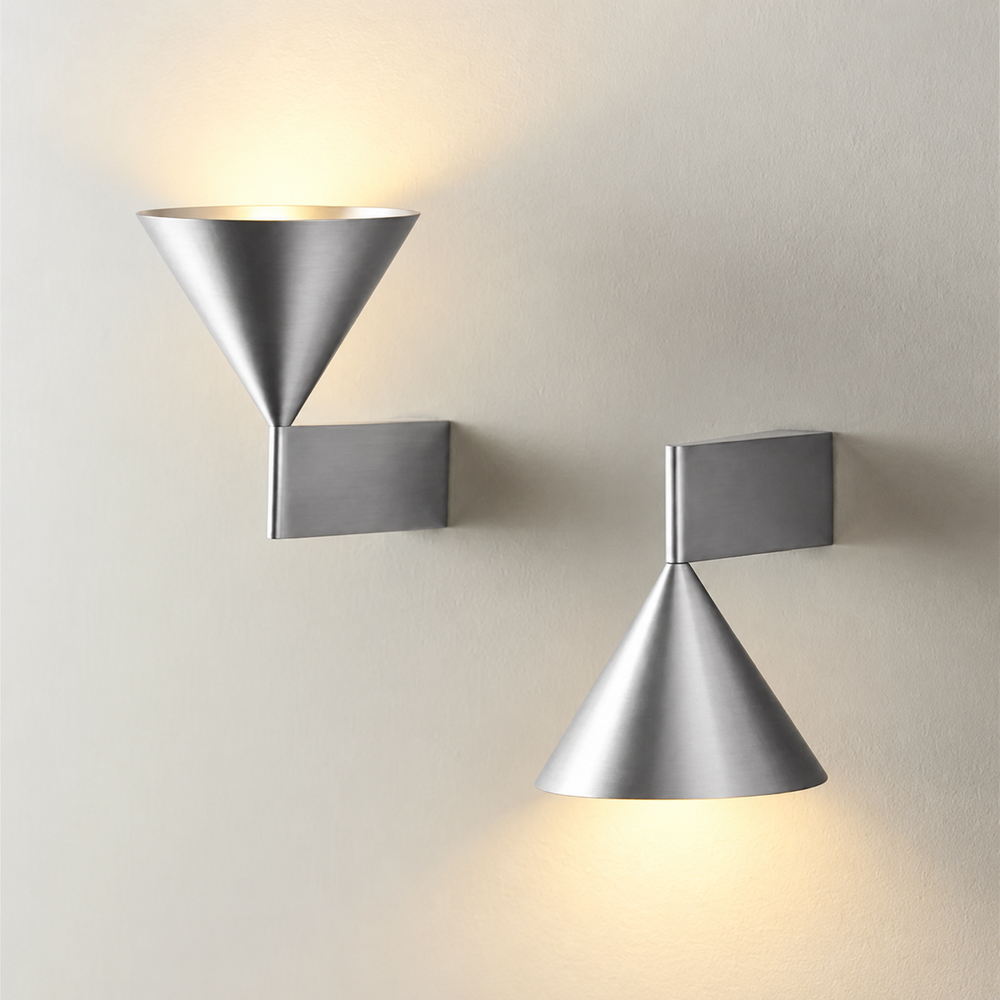 VetraCone Wall Light – Italian Minimalist LED Wall Lamp | Modern Up & Down Designer Lighting — light on, digitally edited atmosphere preview