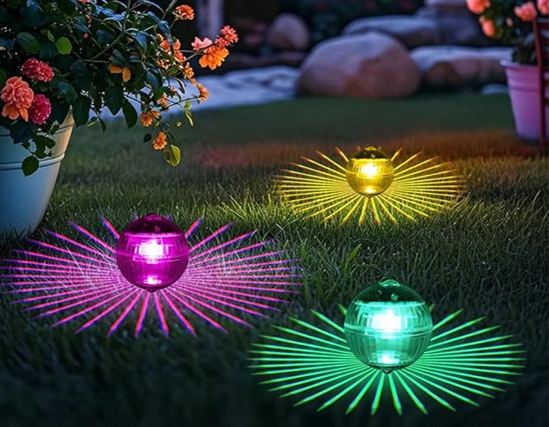 SOLAGLOW Schwimmende Solar-RGB-Poolleuchte-Leuchtezauber