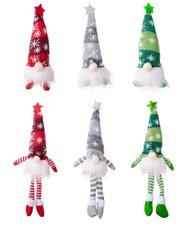 LUMIGNOME LED Christmas Gnome – Illuminated Scandinavian Plush Decoration | Festive Holiday Ornament