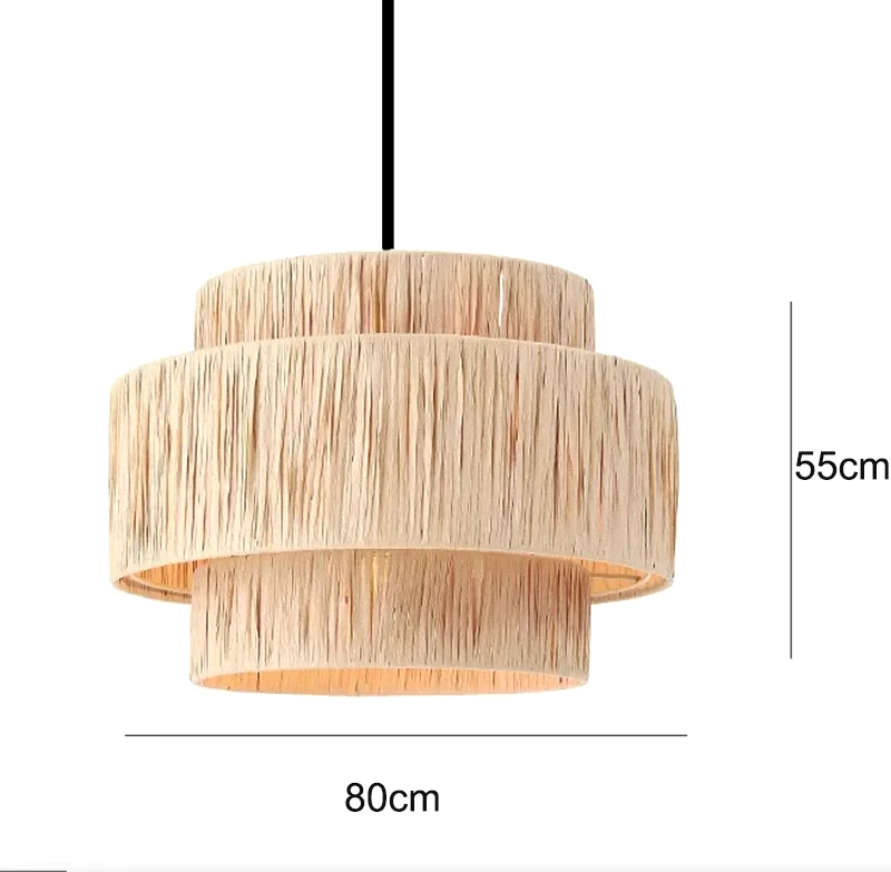 Wabi Sabi Rattan Pendant Light – Handwoven Japanese Ceiling Lamp | Natural Ambient Lighting | Artisan Interior Feature