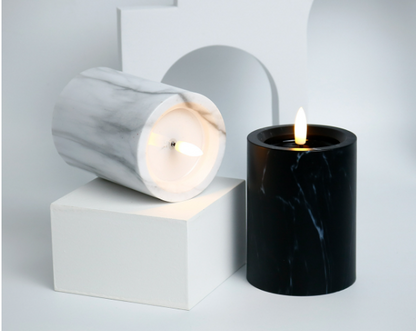 Candlylight | 3er Set LED Marble Kerzenlichter-Leuchtezauber