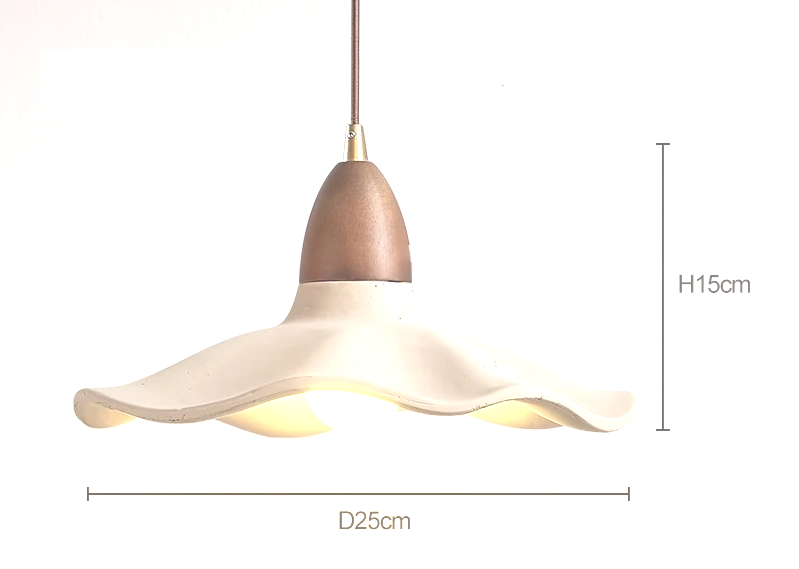 Japandi Wooden Pendant Light – Minimalist LED Ceiling Lamp | Wabi-Sabi Interior Lighting | Natural Contemporary Design