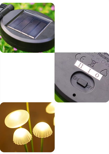 LUMINO SolarGlow Pilzleuchte-Leuchtezauber