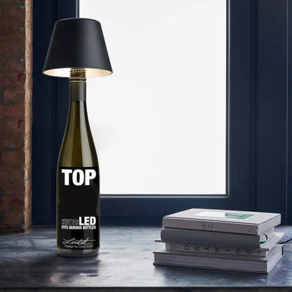 DIY Wiederaufladbare Weinflaschen-Tischlampe-Leuchtezauber