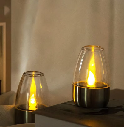 SOLARFLICK Solar LED Kerzenlicht für Außen-Leuchtezauber