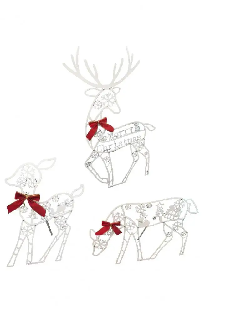 LumiRein LED Reindeer Family – Illuminated Metal Christmas Decoration | Indoor & Outdoor Holiday Display