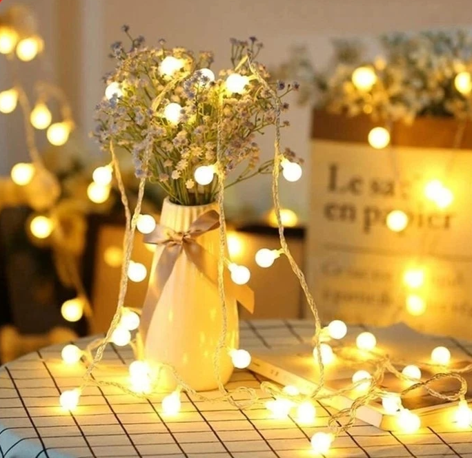 USB/Battery LED Globe String Lights – Decorative Indoor & Outdoor Lights for Christmas, Weddings, Gardens & Parties
