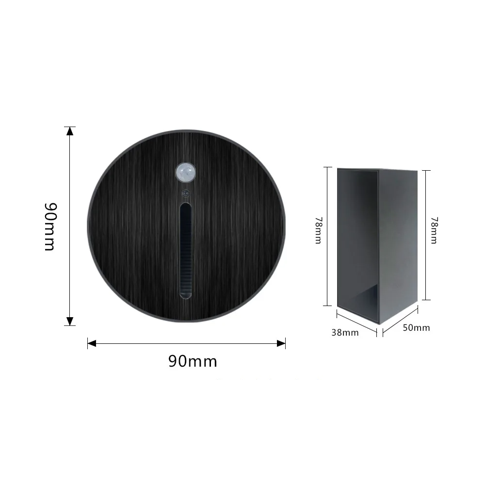 LED Motion Sensor Step Light – Recessed Wall Lamp | Smart Stair & Hallway Lighting | Modern Aluminium Design