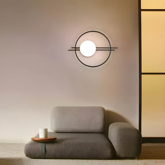 Moderne LED-Wandleuchte Eclipse-Leuchtezauber