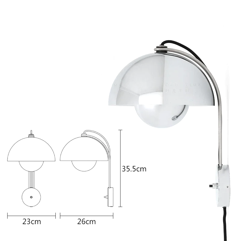 Nordic Bud LED Wall Light – Contemporary E27 Wall Lamp | Soft Ambient Lighting | Modern Interior Accent