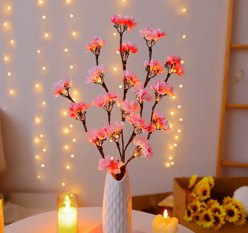 StarryDreams Olive Branch Lights – Atmospheric LED Branch Lighting for Elegant Home Décor