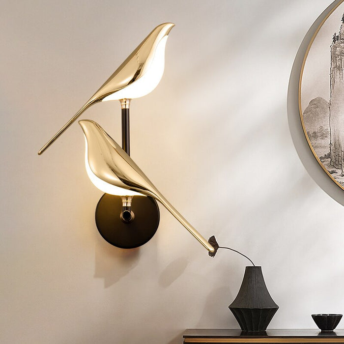 Mrbird | Moderne Wandleuchte in Form von Vögeln-Leuchtezauber
