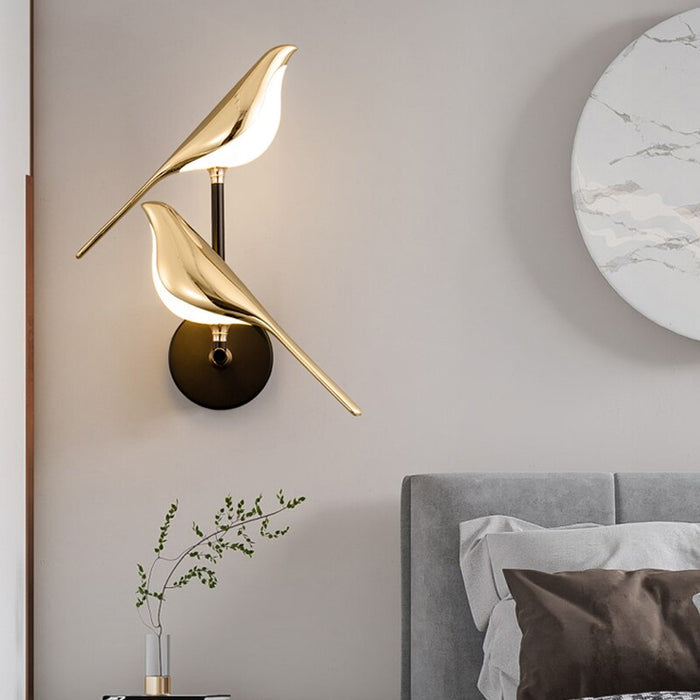 Mrbird | Moderne Wandleuchte in Form von Vögeln-Leuchtezauber