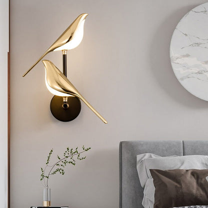 Mrbird | Moderne Wandleuchte in Form von Vögeln-Leuchtezauber