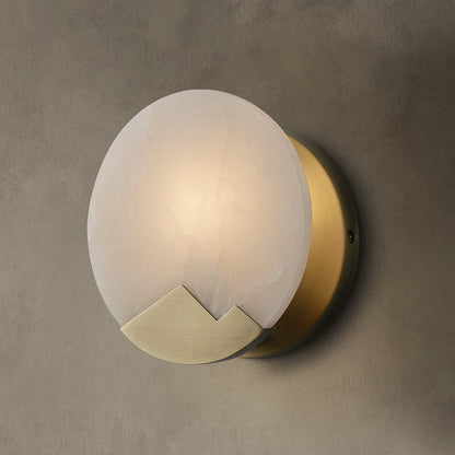 Skandinavische minimalistische Marmor-Wandlampe-Leuchtezauber