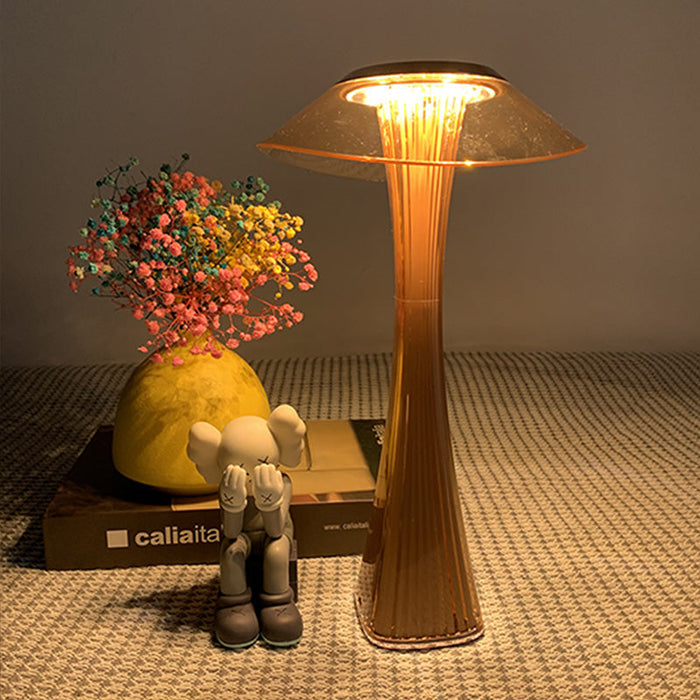 Kristall-Lampe - LED Diamant Tischlampe-Leuchtezauber